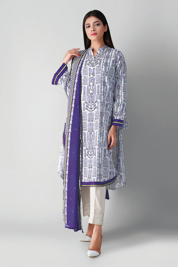 L21332 Blue Khaadi Autumn Collection 2021